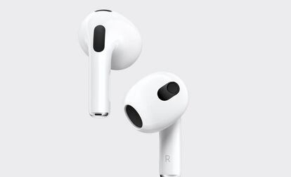 AirPods de tercera generación.