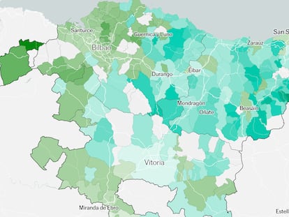 Los resultados de las elecciones en el País Vasco, municipio a municipio