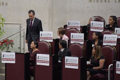 Estado de Veracruz comparecencia del gobernador Cuitláhuac García Jiménez ante el Congreso