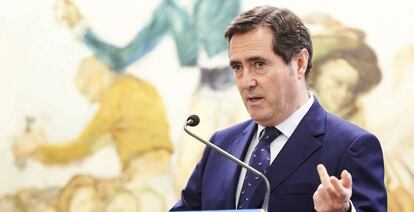 Antonio Garamendi, presidente de la CEOE.