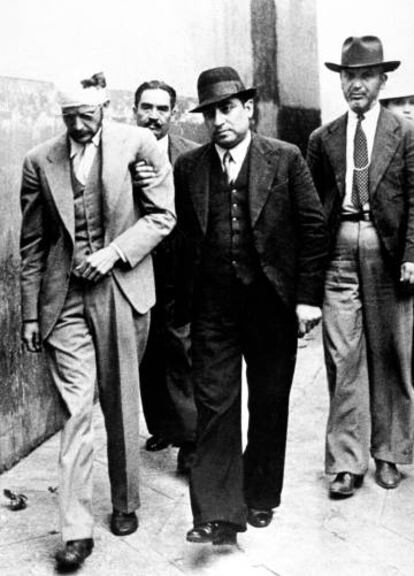 Ramón Mercader, llavors Jacques Mornard, és detingut el 21 d’agost de 1940.