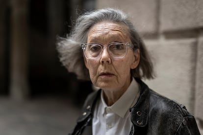 Anne Carson, poeta, fotografiada al Palau de la Virreina