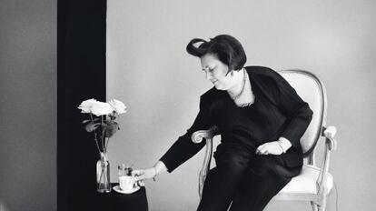 La periodista de moda Suzy Menkes.