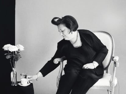 La periodista de moda Suzy Menkes.