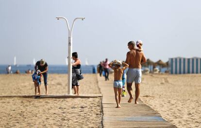 Playa de la Malva-rosa, en Valencia.