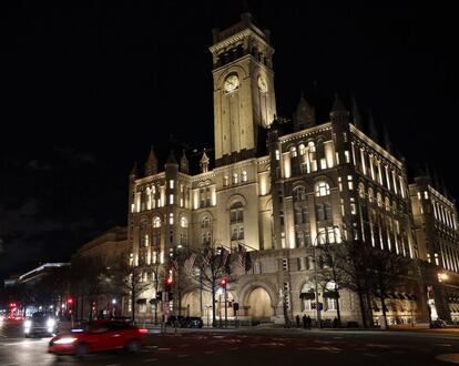 El hotel Trump, en Washington.