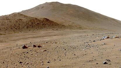 Imagen de las dunas de Marte vistas con el Perseverance