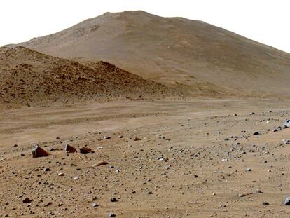 Imagen de las dunas de Marte vistas con el Perseverance