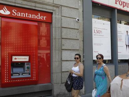 Santander comienza a compensar a 115.000 accionistas de Popular si renuncian a litigar