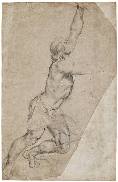El dibujo de Rubens que ha causado la polémica.