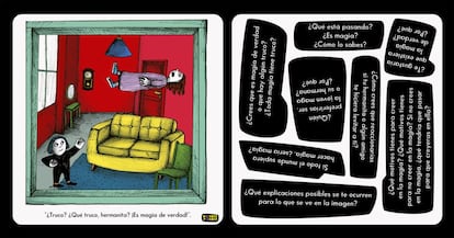 Escena del libro '¡Pellízcame!' (2018). Textos de Ellen Duthie e ilustraciones de Daniela Martagón.