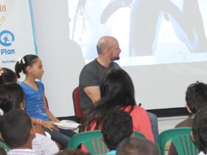 El director Juan Jos&eacute; Campanella en el certamen colombiano Hay festival. 