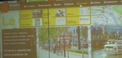 Imagen de la nueva 'web' de Bilbao.