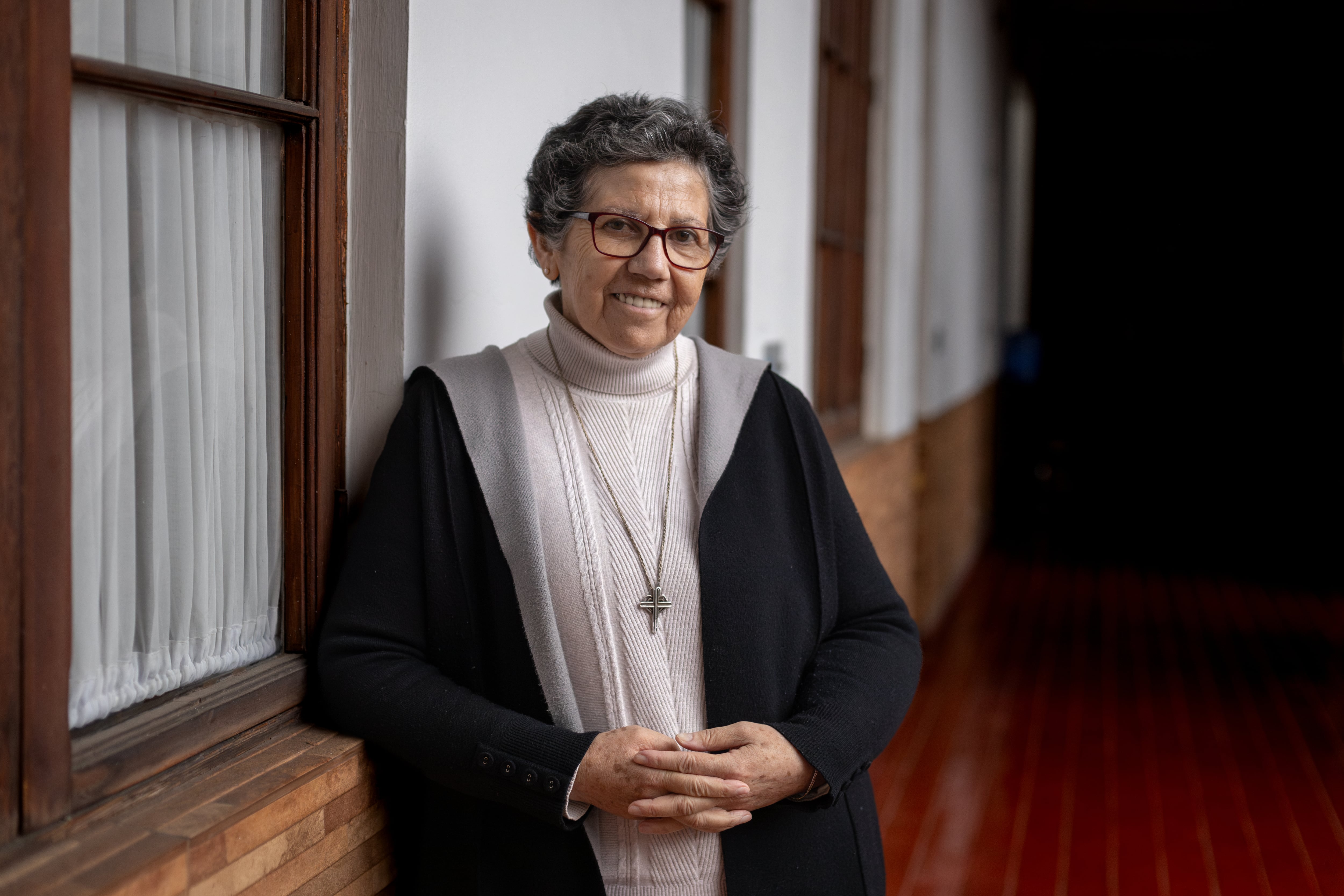 Nelly León, capellana del Centro Penitenciario Femenino de San Joaquín.