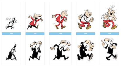 Evolución de Mortadelo y Filemón