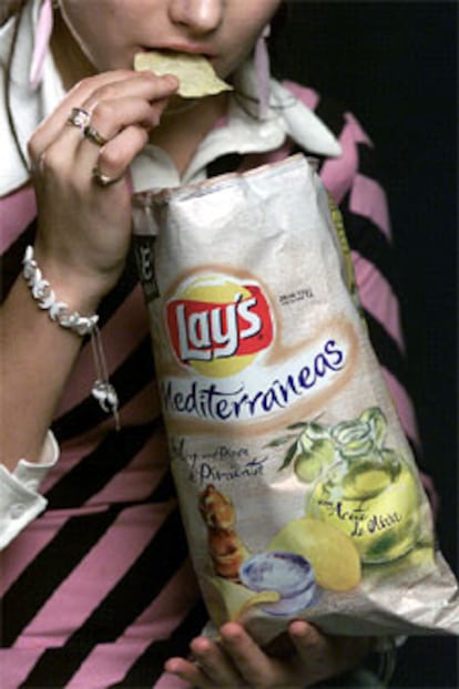 Envoltorio de la marca Lay's Mediterráneas.