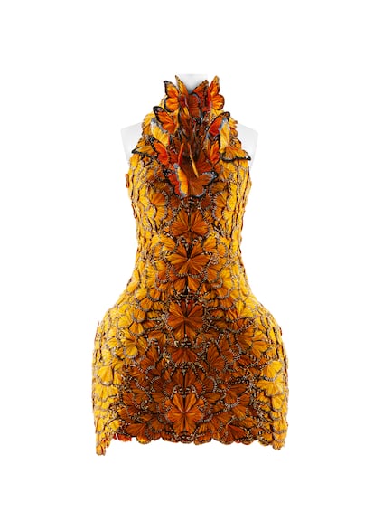 Vestido de Alexander Mcqueen de la exposición 'Sleeping beauties: reawakening fashion'