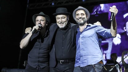 Coque Malla, Rub&eacute;n Blades y Jorge Drexler este lunes en las Noches del Bot&aacute;nico. 