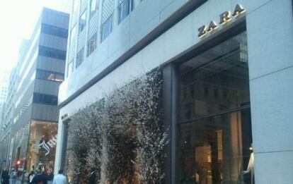 Fachada exterior de la nueva tienda de Zara, en Nueva York