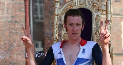 Bradley Wiggins en los Juegos de Londres 2012. 