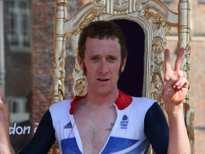 Bradley Wiggins en los Juegos de Londres 2012. 