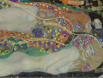 'Serpientes de agua II' (1907), Gustav Klimt.