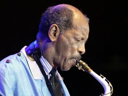 Ornette Coleman, en un concierto en Essen, en Alemania. 