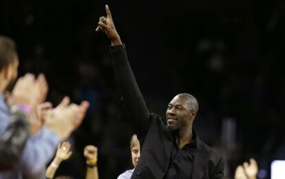 Ben Wallace, homenajeado en Detroit.