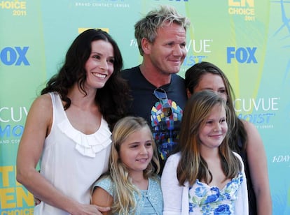 Gordon Ramsay y su familia.