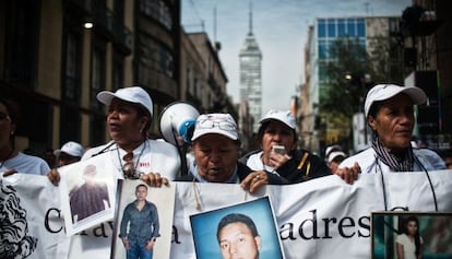 La XI Caravana de madres de migrantes desaparecidos.