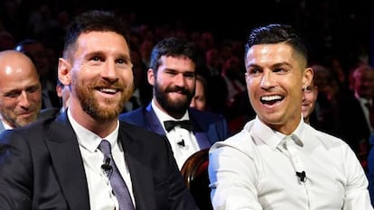 Messi y Cristiano Ronaldo