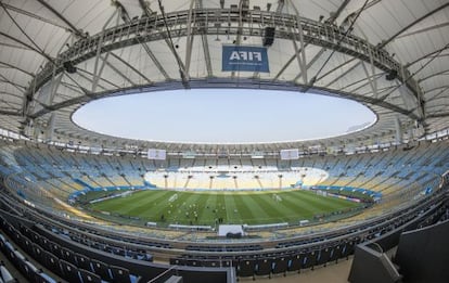 Panor&aacute;mica del estadio Maracan&aacute;.