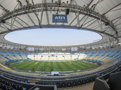 Panor&aacute;mica del estadio Maracan&aacute;.