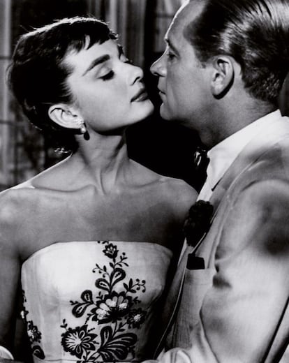 Audrey Hepburn y William Holden en 'Sabrina' (1954) de Billy Wilder.