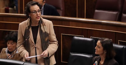 La ministra de Trabajo, Magdalena Valerio.