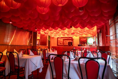 Interior del restaurante.