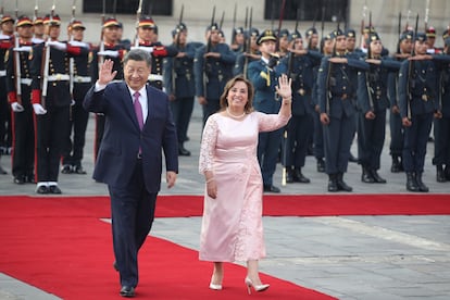 Dina Boluarte y Xi Jinping