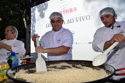 'Cozinha ao vivo' no Fartura Fortaleza.