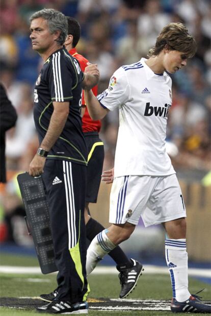 Canales y Mourinho.