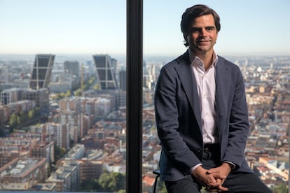 Diego del Alcázar, consejero delegado de IE University, en su nuevo campus de Madrid.