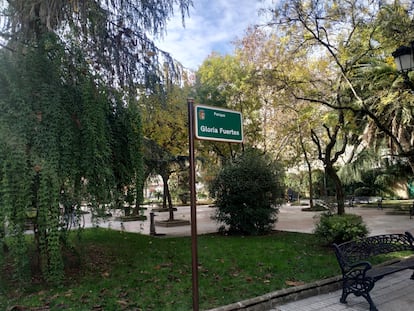 Vista del parque Gloria Fuertes en Cáceres.