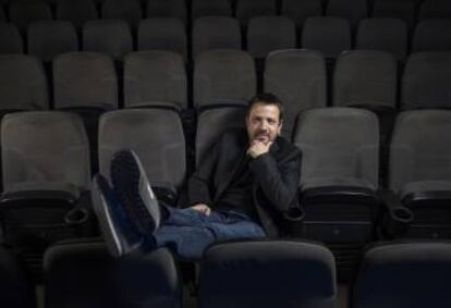 El director, Hugo Prata, antes de la inauguración del festival Novocine el 22 de noviembre en Madrid.