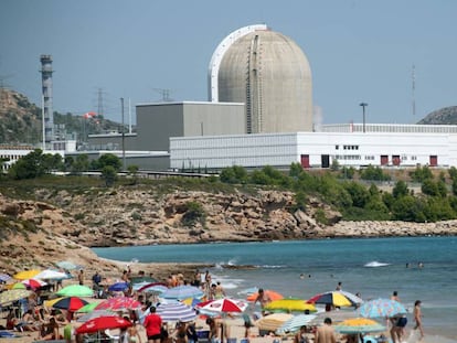 Vista de la central nuclear Vandellos ll, de Tarragona