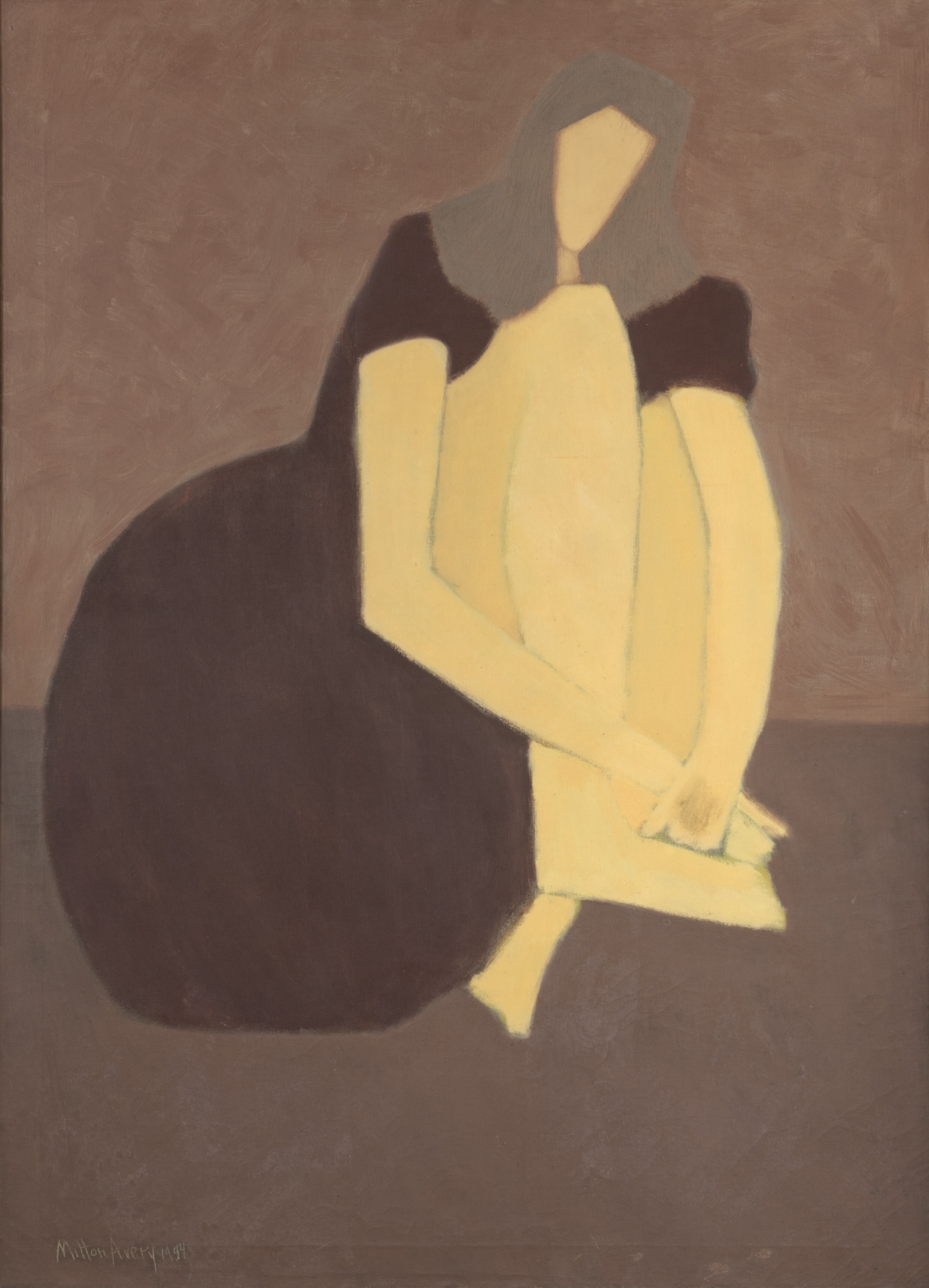 'March de marrón', 1954, de Milton Avery.