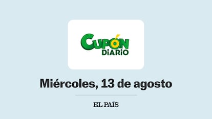 Cupón diario de la ONCE 13 de agosto