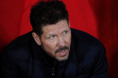 Simeone, contra el Granada hace dos semanas.