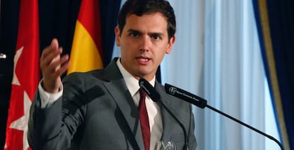 Albert Rivera, este miércoles.