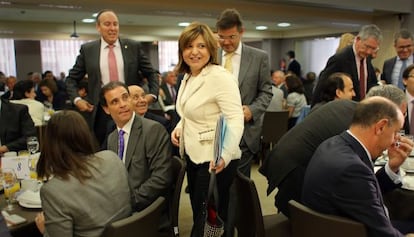 Isabel Bonig en una conferencia pronunciada el pasado 6 de mayo.