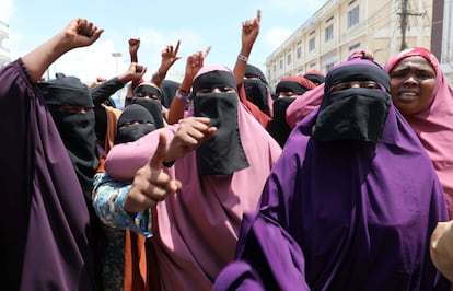 Protesta mujeres somalíes