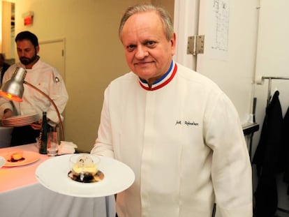 O cozinheiro Joël Robuchon, em fevereiro de 2016, em Miami.